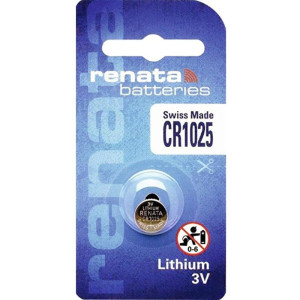 Renata Pile Cr1025  Batteria Al Litio 3v