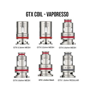 Vaporesso Gtx E Gtx2 Resistenza  Head Coil - 5 Pezzi