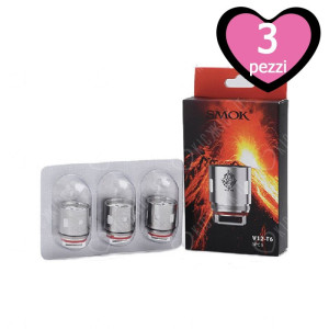 Smok V12-T6 Resistenza  Head Coil Per Atomizzatore Tfv12 Cloud Beast King - 3 Pezzi
