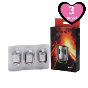 Smok V12-T12 Resistenza  Head Coil Per Atomizzatore Tfv12 Cloud Beast King - 3 Pezzi