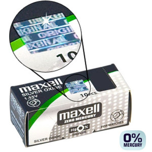 Maxell Pile 377  Sr626sw - 10 Batterie A Bottone