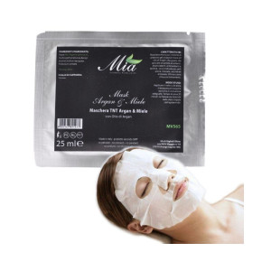 Mia Cosmetici Maschera Viso Imbevuta Con Miele E Argan