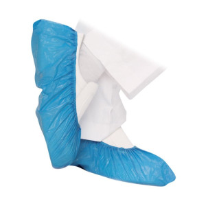 Axima Copriscarpa Monouso In Cpe Blu 100 Pz