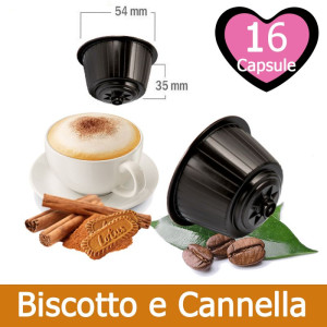 Caffè Kickkick 16 Cappuccino Biscotto E Cannella Speculoos Nescafè Dolce Gusto Capsule Compatibili