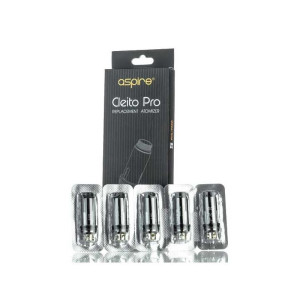 Aspire Resistenze Mesh Cleito Pro  Head Coil Da 0,15ohm Per Sigarette Elettroniche 5 Pezzi