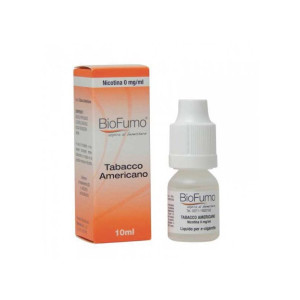 Biofumo Tabacco Americano  Liquido Pronto Da 10 Ml Aroma Tabaccoso