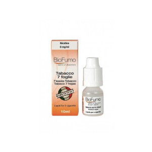 Biofumo Tabacco 7 Foglie  Liquido Pronto Da 10 Ml Aroma Tabaccoso