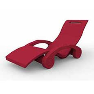 Piscine Italia Sedia a sdraio SERENDIPITY CHAISE galleggiante - ROSSO