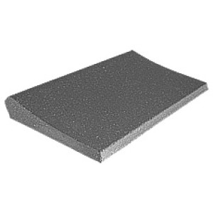 Piscine Italia Bordo perimetrale per piscina SABBIATO - color grigio, sezione dritta