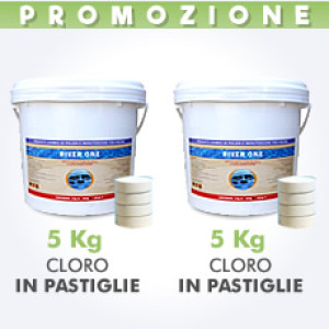 Piscine Italia 10 Kg di cloro in pastiglie
