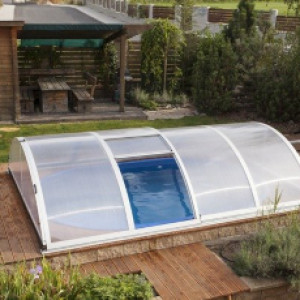 Piscine Italia Copertura telescopica per piscina OLYMPIC Side