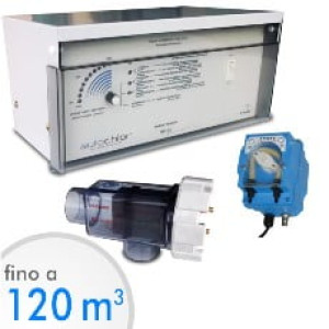 Piscine Italia Elettrolisi del sale Autochlor RP-PH fino a 120 mc acqua