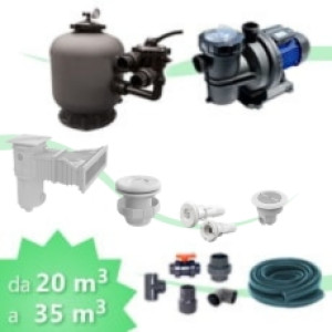 Piscine Italia Kit impianto piscina 20-35