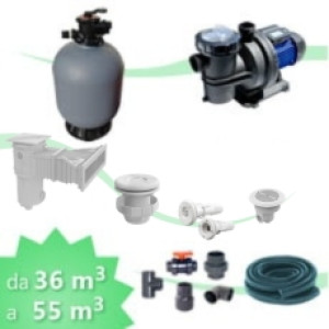 Piscine Italia Kit impianto piscina 36-55