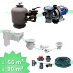 Piscine Italia Kit impianto piscina 56-90