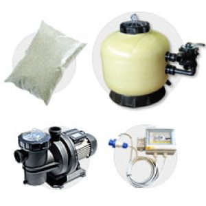 Piscine Italia Kit filtrazione con TIRRENO SIDE 450