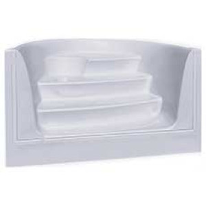 Piscine Italia Scala monoblocco in vetroresina per piscina interrata colore bianco