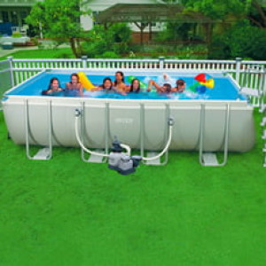 Piscine Italia Piscina fuori terra in tubolari INTEX ULTRAFRAME 549 con filtro sabbia