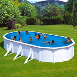 Piscine Italia Piscina fuori terra GRE acciaio ovale 800x470x1,32 ATLANTIS KITPROV818