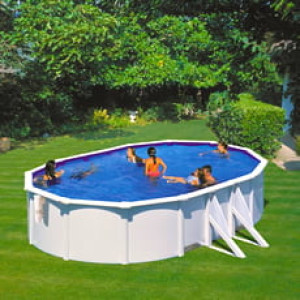 Piscine Italia Piscina fuori terra GRE acciaio ovale 610x375x1,20 BORA BORA PROV613