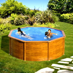 Piscine Italia Piscina fuori terra GRE in acciaio Rotonda 350x1,20 PACIFIC KIT350W