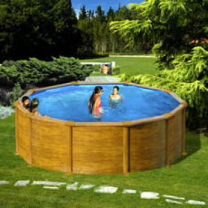 Piscine Italia Piscina fuori terra GRE in acciaio Rotonda 460x1,20 SICILIA KITPR453W