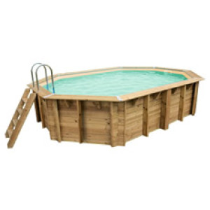 Piscine Italia Piscina in legno fuori terra da giardino OCEAN 550x355 - Liner sabbia