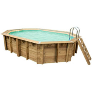 Piscine Italia Piscina in legno fuori terra da giardino OCEAN 610x400 - Liner sabbia