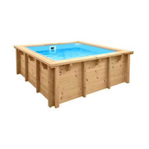 Piscine Italia Mini Piscina in legno fuori terra per bambini JARDIN BABY 210x210