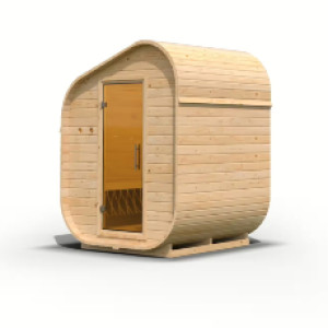 Piscine Italia Sauna finlandese da esterno Asimmetrica 1