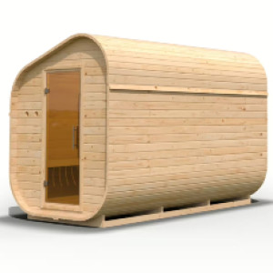Piscine Italia Sauna finlandese da giardino Asimmetrica 3
