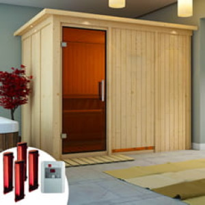 Piscine Italia Sauna infrarossi Eleonora con SET lampade infrarossi