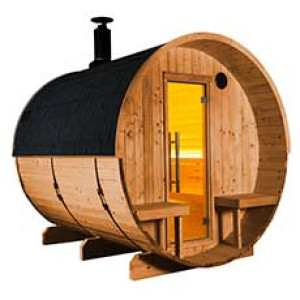Piscine Italia Sauna finlandese a botte da giardino 180