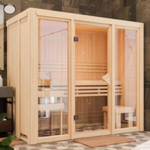 Piscine Italia Sauna finlandese Ava 2 68 mm - 216x122x198 cm