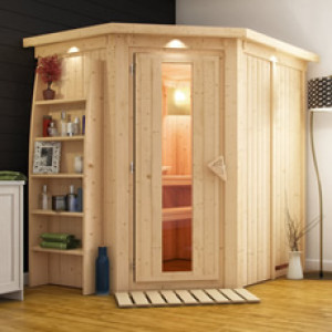 Piscine Italia Sauna finlandese Carola 68 mm - 196x151x198 cm