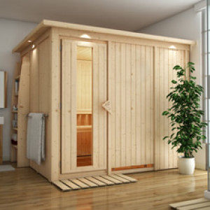 Piscine Italia Sauna finlandese Eleonora 68 mm - 231x196x198 cm