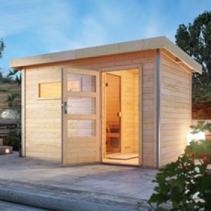 Piscine Italia Sauna finlandese da giardino Zen 1