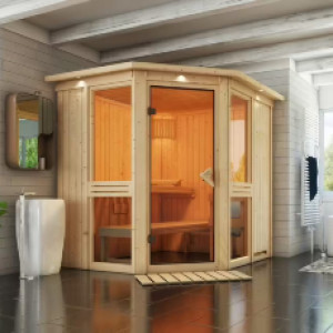 Piscine Italia Sauna finlandese da casa Daniela in massello 68mm