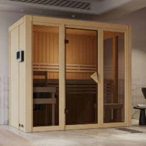 Piscine Italia Sauna finlandese da casa Irene 2 in massello 68mm