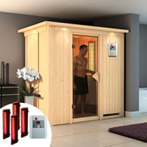 Piscine Italia Sauna infrarossi Variado con SET lampade infrarossi
