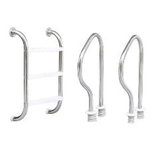Piscine Italia Scala in acciaio inox composta a 3 scalini