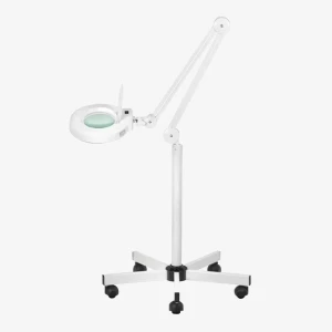 Lampa lupa LED S5 + statyw - Lampa-Lupa 5 dioptrii, lampa ledowa na statywie pięcioramiennym.