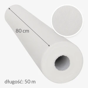 Podkład medyczny włókninowy 80 cm x 50 m w rolce 2 szt - Podkład medyczny włókninowy 80 cm x 50 m w rolce 2 szt