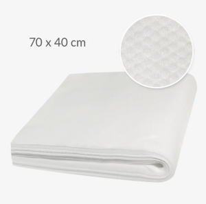 Ręcznik fryzjerski włókninowy Premium Rubica 40 x 70cm 100 szt - Ręcznik włókninowy o strukturze bąbelków