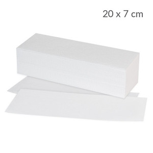 Rubica paski do depilacji Extra - Opakowanie 100 szt. Wymiary 20 x 7cm