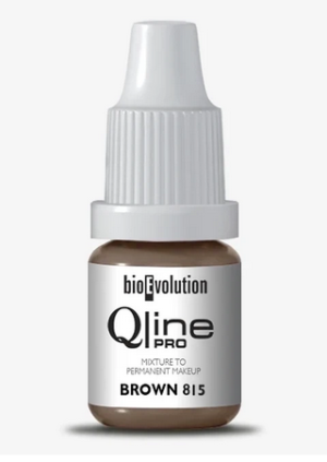 Bioevolution Qline PRO Brown 815 - 5 ml - Bioevolution Qline PRO Brown 815 - 5 ml (jasny, ciepły brąz, wybarwia się rozjaśniając z intensywności do lekkiej szarości)
