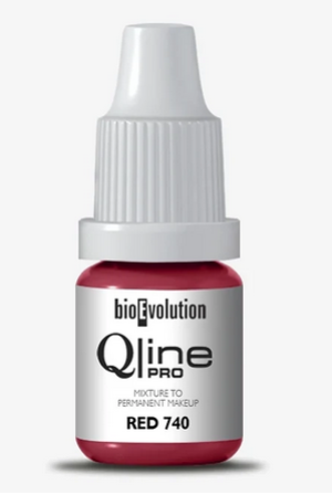 Bioevolution Qline PRO Red 740 - 5 ml - Bioevolution Qline PRO Red 740 - 5 ml (ciemniejszy brudny róż z pastelowym brązem)