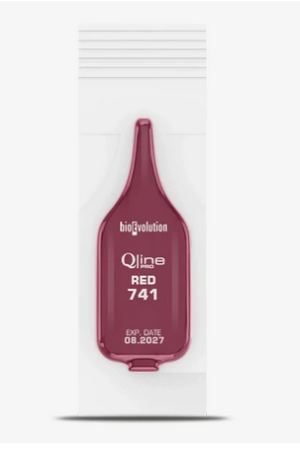 Bioevolution Qline PRO Red 741 - 0,7 ml MONODOSE - Bioevolution Qline PRO Red 741 - 0,7 ml MONODOSE (ciemniejszy nasycony brązowy odcień terrakota)