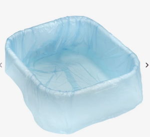Worki foliowe do pedicure 50 szt. HDPE - Worki foliowe do pedicure 50 szt. HDPE