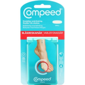 Compeed Skavsårsplåster Small 6 stk